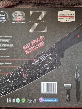 BRAND NEW Swiss Gold Z Pro-Line 6-Piece Kitchen Knife Set